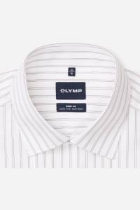 OLYMP Level Five Body Fit Hemd weiss, Gestreift