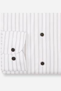 OLYMP Level Five Body Fit Hemd weiss, Gestreift