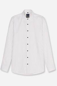 OLYMP Level Five Body Fit Hemd weiss, Gestreift