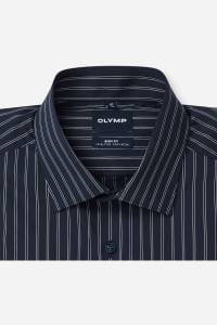 OLYMP Level Five Body Fit Hemd marine, Gestreift