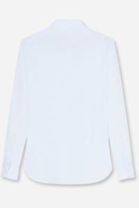OLYMP Level Five Garment Washed Body Fit Hemd hellblau, Einfarbig