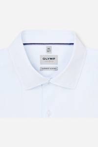 OLYMP Level Five Garment Washed Body Fit Hemd hellblau, Einfarbig