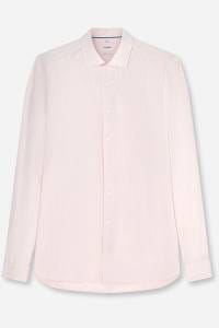 OLYMP Level Five Garment Washed Body Fit Hemd beige, Einfarbig