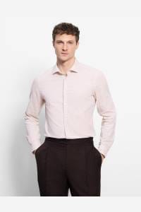 OLYMP Level Five Garment Washed Body Fit Hemd beige, Einfarbig