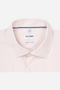 OLYMP Level Five Garment Washed Body Fit Hemd beige, Einfarbig