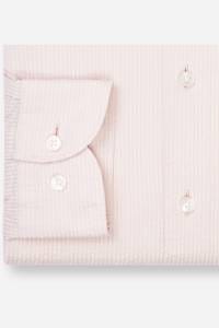 OLYMP Level Five Garment Washed Body Fit Hemd beige, Einfarbig