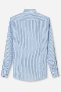 OLYMP Level Five Body Fit Hemd bleu, Gestreift