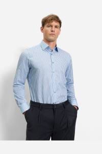 OLYMP Level Five Body Fit Hemd bleu, Gestreift