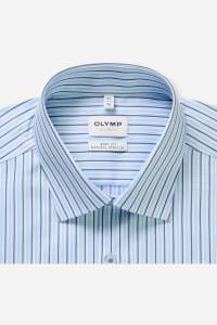 OLYMP Level Five Body Fit Hemd bleu, Gestreift
