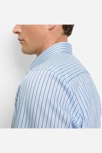 OLYMP Level Five Body Fit Hemd bleu, Gestreift