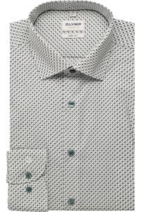 OLYMP Level Five Body Fit Hemd beige, Bedruckt