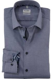 OLYMP Level Five Body Fit Hemd Nürnberger Blau, Faux-uni