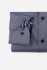 OLYMP Level Five Body Fit Hemd Nürnberger Blau, Faux-uni