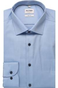 OLYMP Level Five Body Fit Hemd bleu, Faux-uni