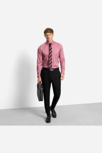 OLYMP Level Five Body Fit Hemd chianti, Faux-uni
