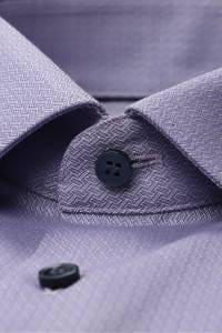 OLYMP Level Five Body Fit Hemd viola, Faux-uni