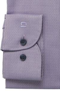 OLYMP Level Five Body Fit Hemd viola, Faux-uni