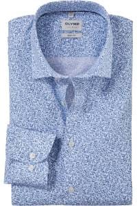 OLYMP Level Five Body Fit Hemd bleu, Bedruckt