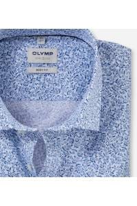 OLYMP Level Five Body Fit Hemd bleu, Bedruckt
