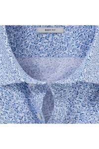 OLYMP Level Five Body Fit Hemd bleu, Bedruckt