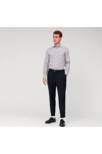 OLYMP Level Five Body Fit Hemd rose, Bedruckt