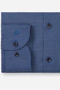 OLYMP Level Five Body Fit Hemd marine, Faux-uni