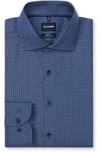 OLYMP Level Five Body Fit Hemd marine, Faux-uni