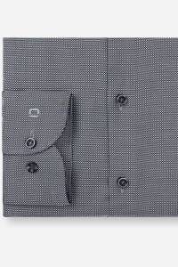 OLYMP Level Five Body Fit Hemd anthrazit, Faux-uni