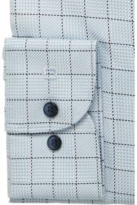 OLYMP Level Five Body Fit Hemd bleu, Kariert