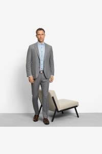 OLYMP Level Five Body Fit Hemd bleu, Kariert