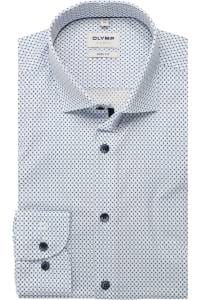 OLYMP Level Five Body Fit Hemd bleu, Bedruckt