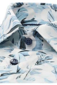 OLYMP Level Five Body Fit Hemd bleu, Bedruckt