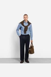 OLYMP Level Five Body Fit Hemd bleu, Bedruckt