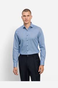 OLYMP Level Five Body Fit Hemd bleu, Bedruckt