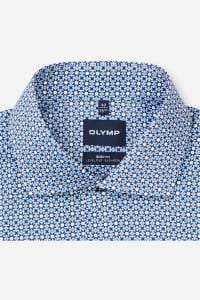 OLYMP Level Five Body Fit Hemd bleu, Bedruckt