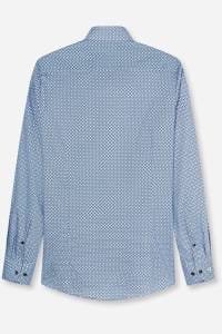 OLYMP Level Five Body Fit Hemd bleu, Bedruckt