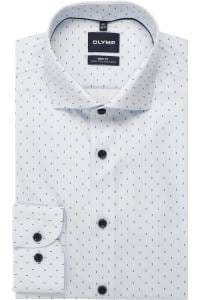 OLYMP Level Five Body Fit Hemd bleu, Bedruckt