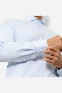 OLYMP Level Five Body Fit Hemd bleu, Faux-uni