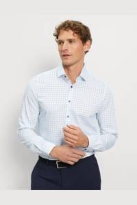 OLYMP Level Five Performance Climate Control Body Fit Hemd bleu, Bedruckt