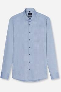 OLYMP Level Five Body Fit Hemd marine, Faux-uni