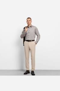 OLYMP Level Five Body Fit Hemd braun, Faux-uni