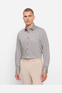 OLYMP Level Five Body Fit Hemd braun, Faux-uni