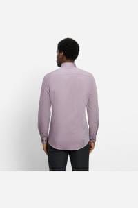 OLYMP Level Five Body Fit Hemd bordeaux, Faux-uni
