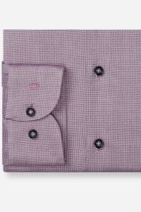 OLYMP Level Five Body Fit Hemd bordeaux, Faux-uni