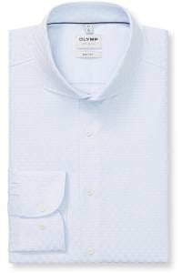 OLYMP Level Five Body Fit Hemd bleu, Faux-uni