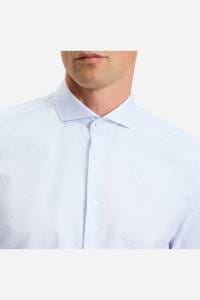 OLYMP Level Five Body Fit Hemd bleu, Faux-uni
