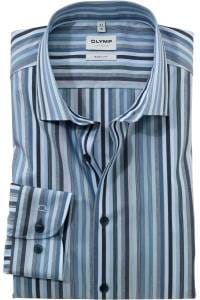 OLYMP Level Five Body Fit Hemd bleu, Gestreift
