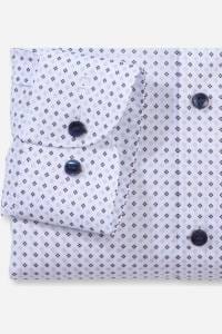 OLYMP Level Five Body Fit Hemd bleu, Bedruckt