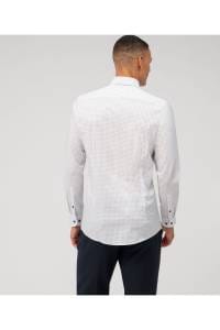 OLYMP Level Five Body Fit Hemd bleu, Bedruckt