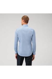 OLYMP Level Five Body Fit Hemd royal, Einfarbig